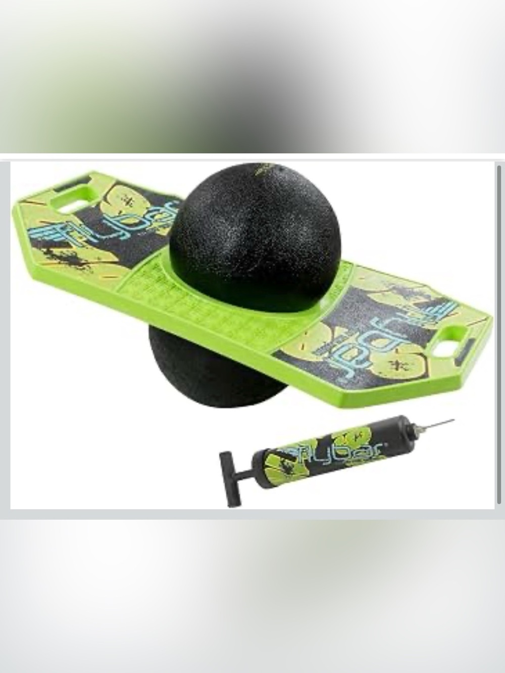 Flybar Pogo Trick Ball for Kids, Indoor & Outdoor Balance Bounce Board Toy